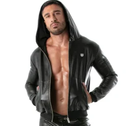 Veste Zippée à Capuche Kinky Noire